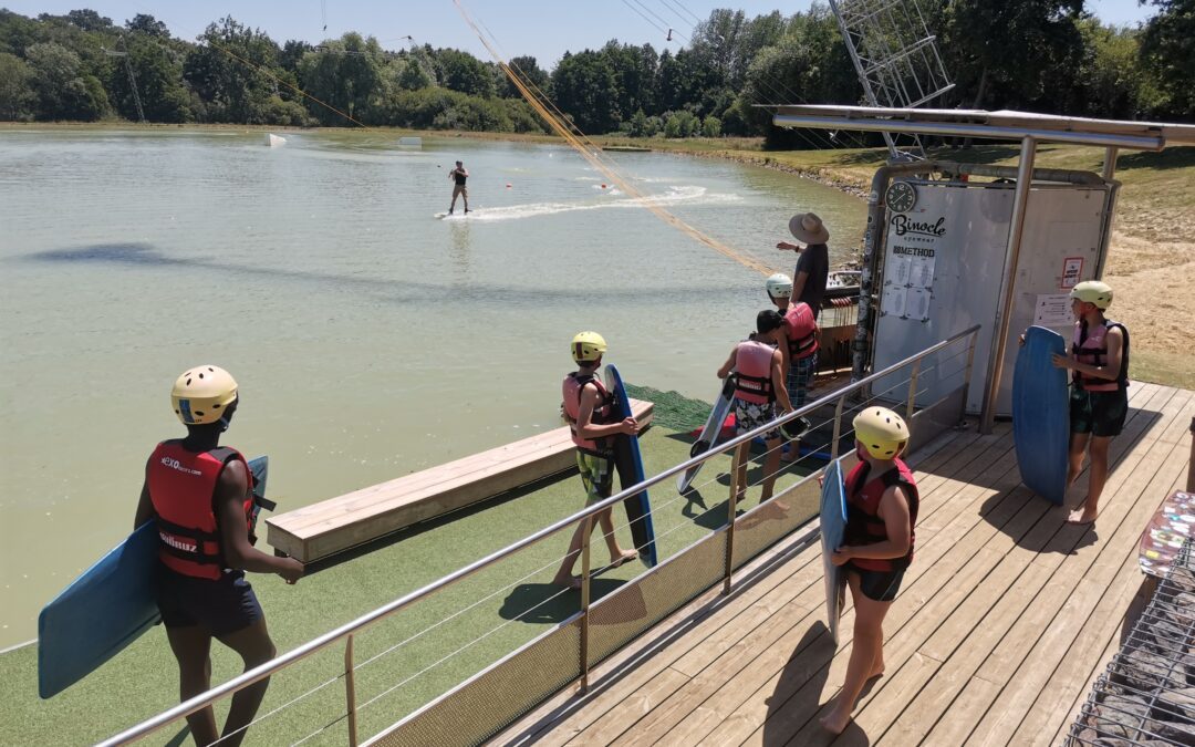 Association sportive : Les élèves au téléski !